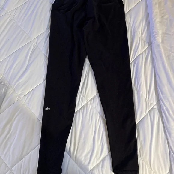 Alo High Waist Airbrush Leggings Black Size S - Picture 3 of 8